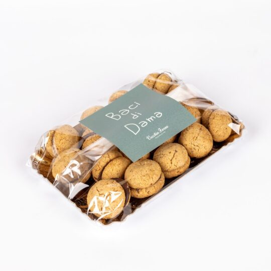Baci di Dama del Vecchio Forno Pellizzari, confezionato