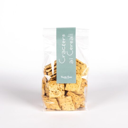Crackers del Vecchio Forno Pellizzari, confezionato